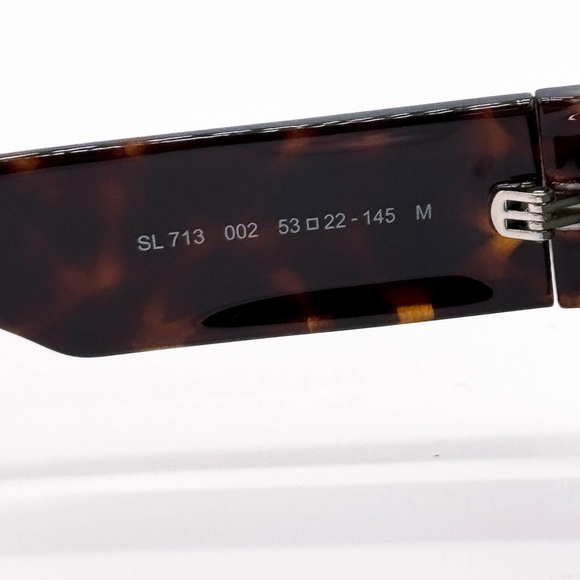 NEW SAINT LAURENT SL 713 002 SQUARE HAVANA GREY WOMEN SL713 002 SUNGLASSES main image 9